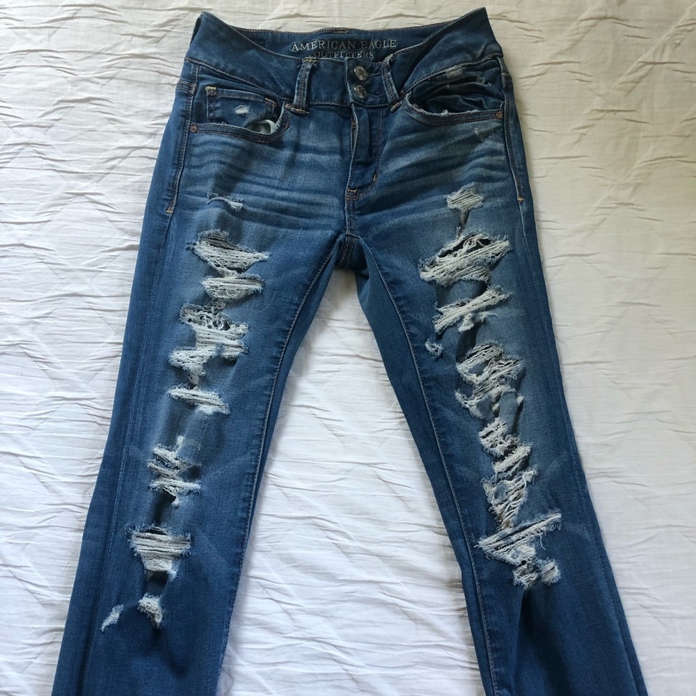 American Eagle Artist Crop jeans